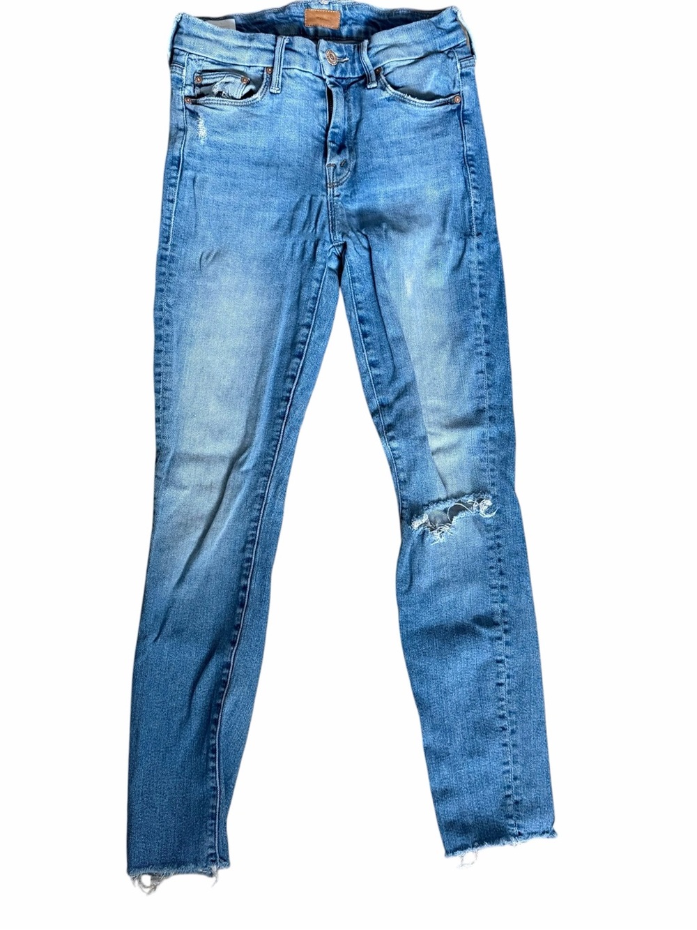 MOTHER Looker Ankle Fray Jean
